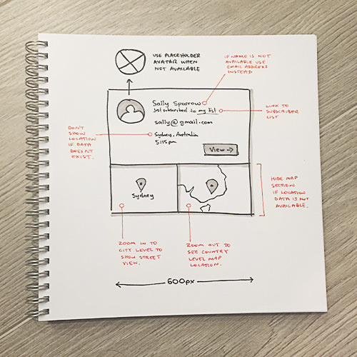 instant notification sketch