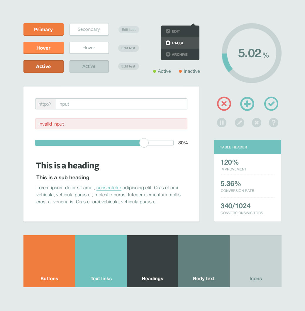 UI style guide