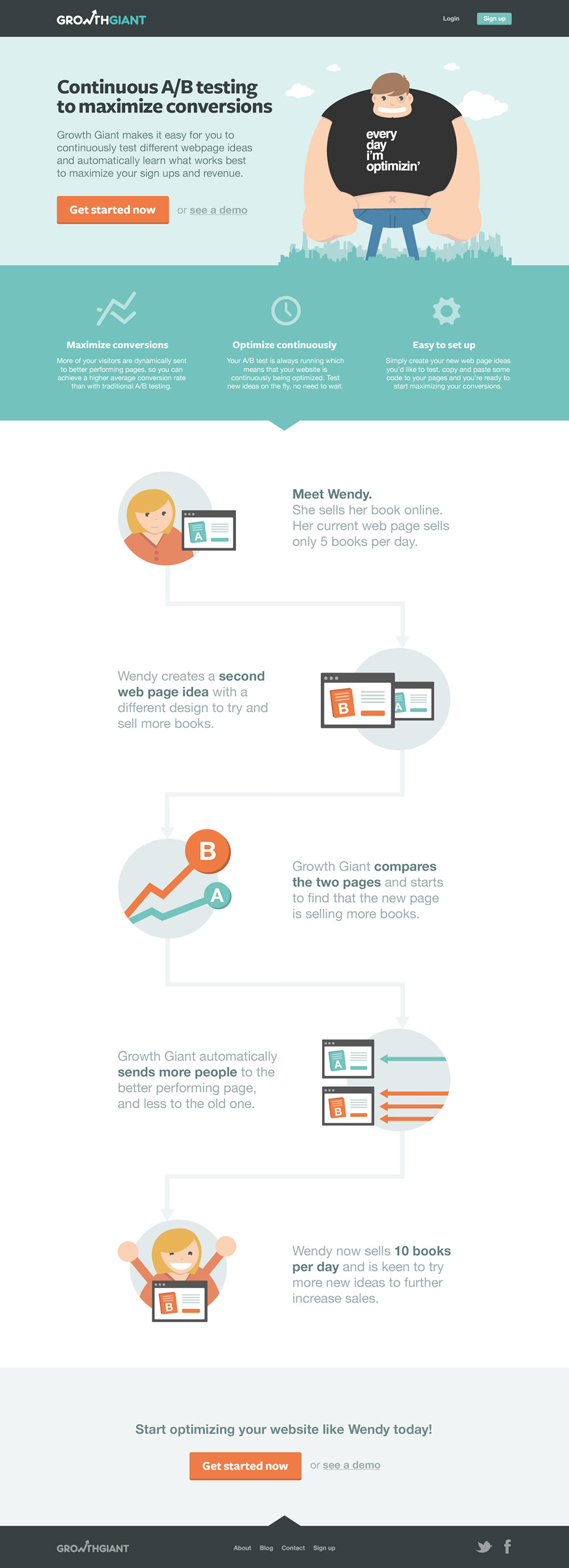 homepage design