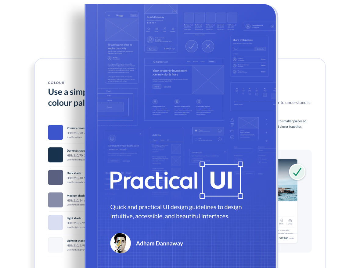 Practical UI - UI design book by Adham Dannaway