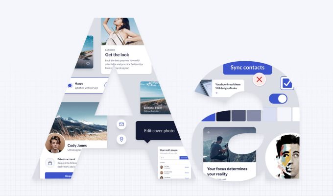 UI design typefaces