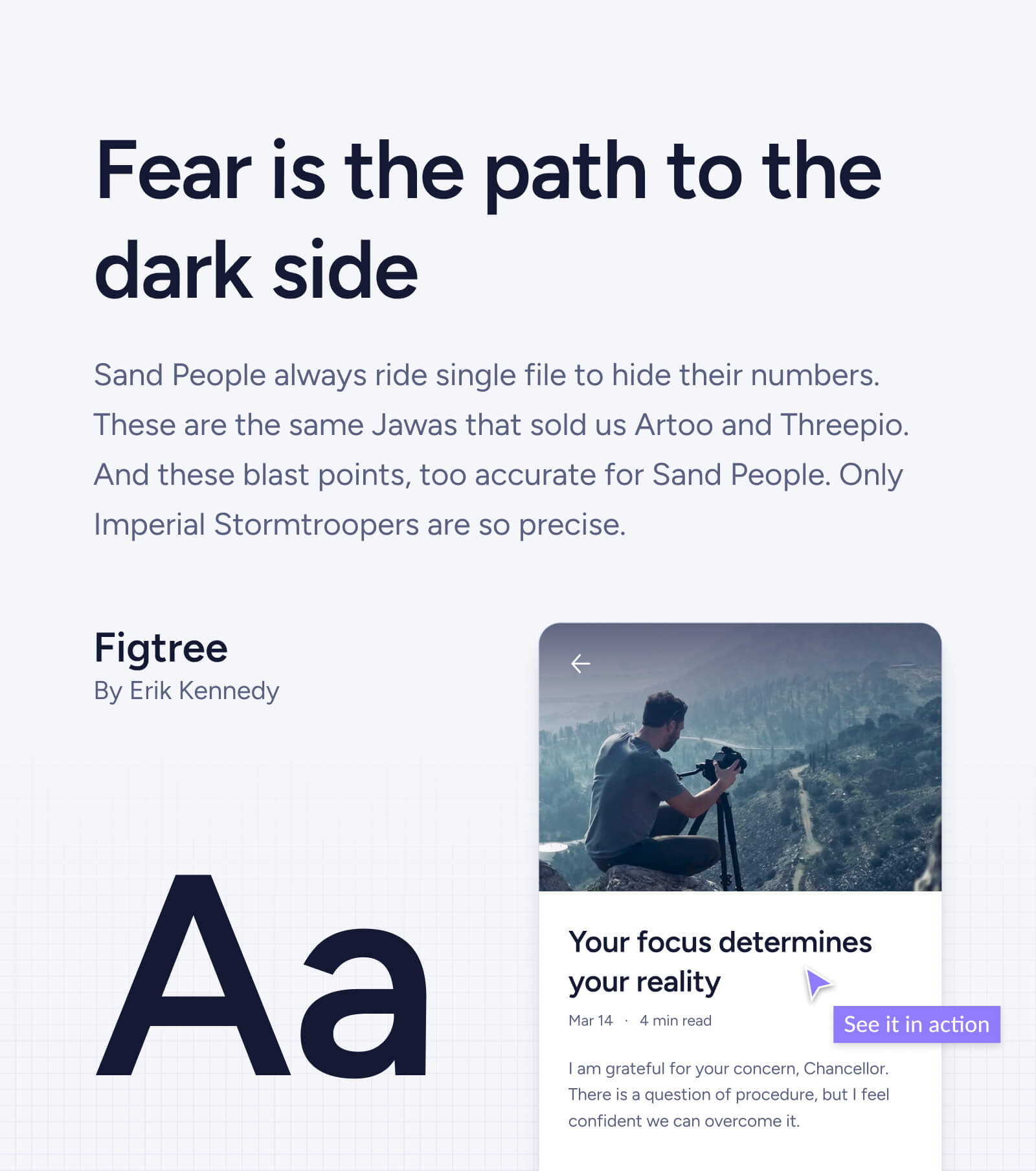 Figtree typeface