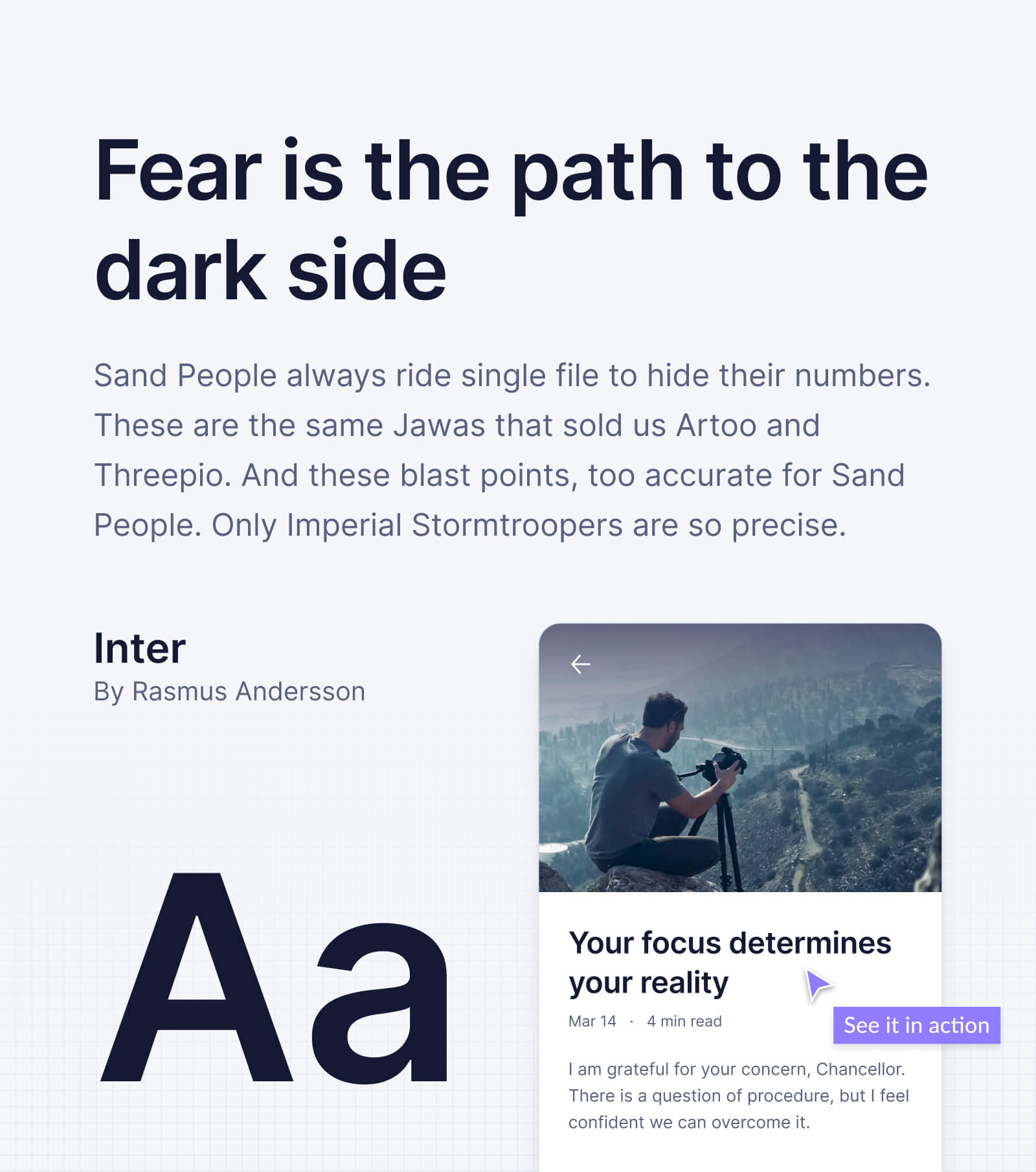 Inter typeface