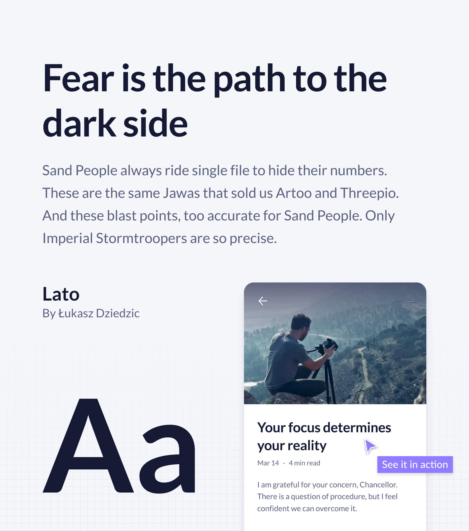 Lato typeface